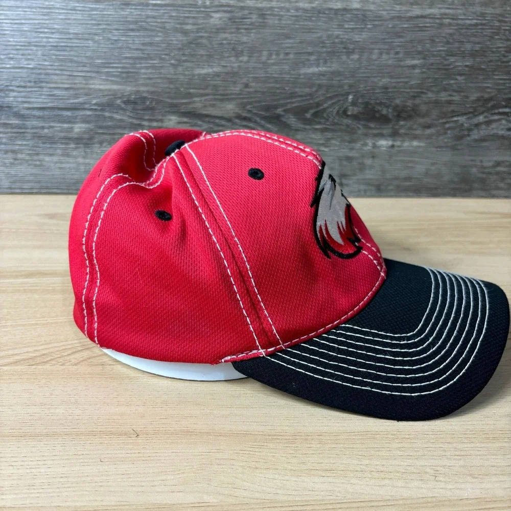 Minnetonka‎ Hat Cap Baseball Adult Small Red Baseball White Hawk High School